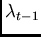 $\lambda_{t-1}$